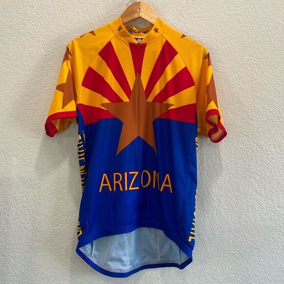 Canari Arizona Flag Cycling Short Sleeve Jersey Size Large - Picture 1 of 7